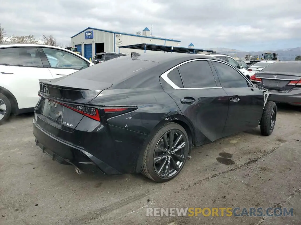 3 Photograph of a damaged car JTHGZ1B28N5056415 LEXUS IS 350 F S 2022