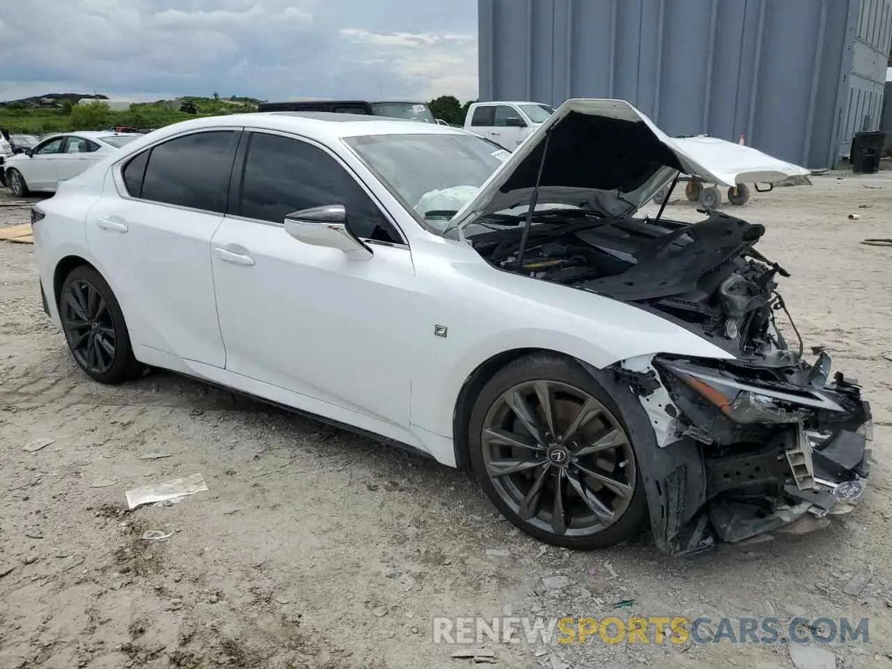 4 Photograph of a damaged car JTHGZ1B2XN5048879 LEXUS IS 350 F S 2022