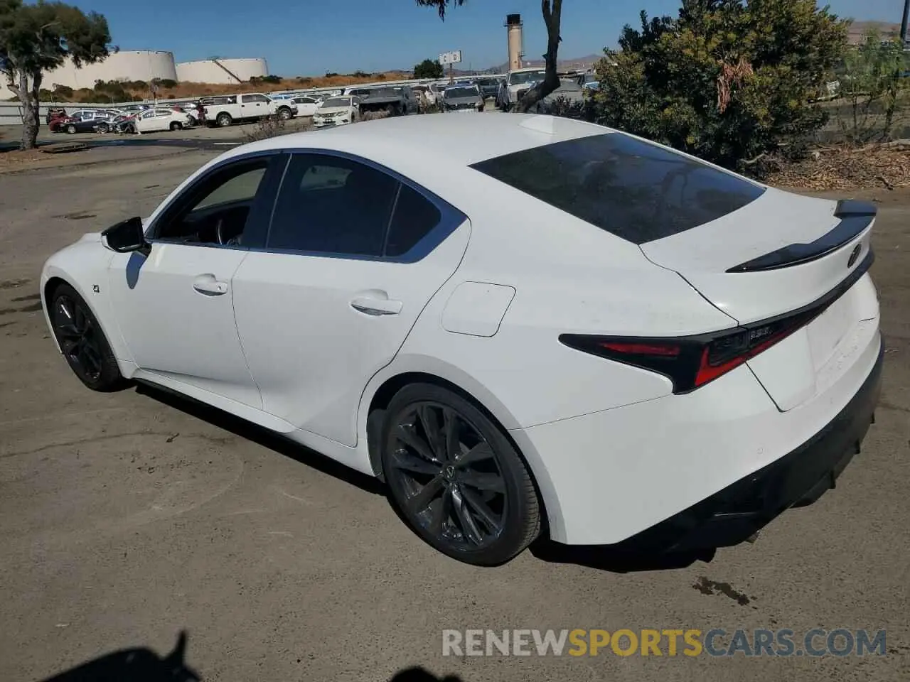 2 Photograph of a damaged car JTHGZ1B2XN5054990 LEXUS IS 350 F S 2022