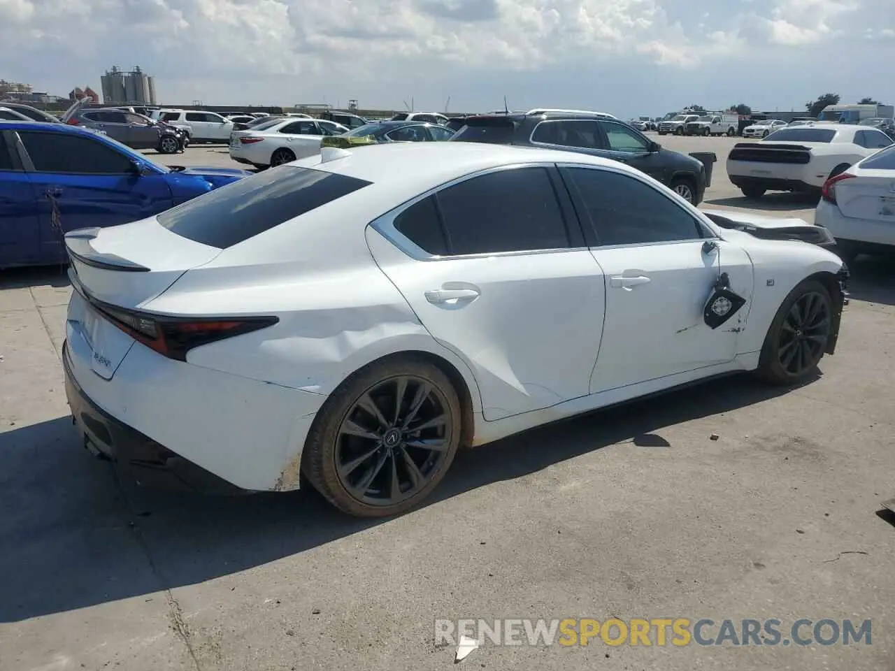 3 Photograph of a damaged car JTHGZ1B2XN5058151 LEXUS IS 350 F S 2022