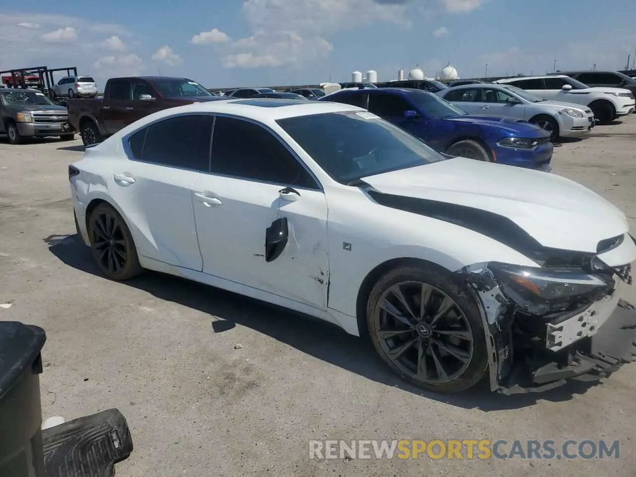 4 Photograph of a damaged car JTHGZ1B2XN5058151 LEXUS IS 350 F S 2022