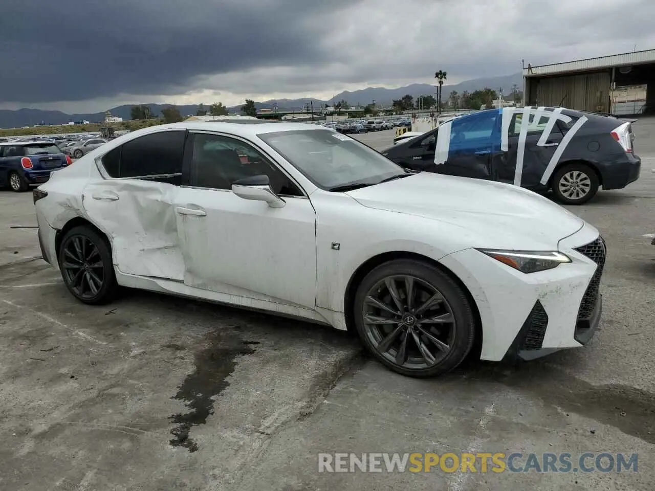 4 Photograph of a damaged car JTHGZ1E25N5023397 LEXUS IS 350 F S 2022
