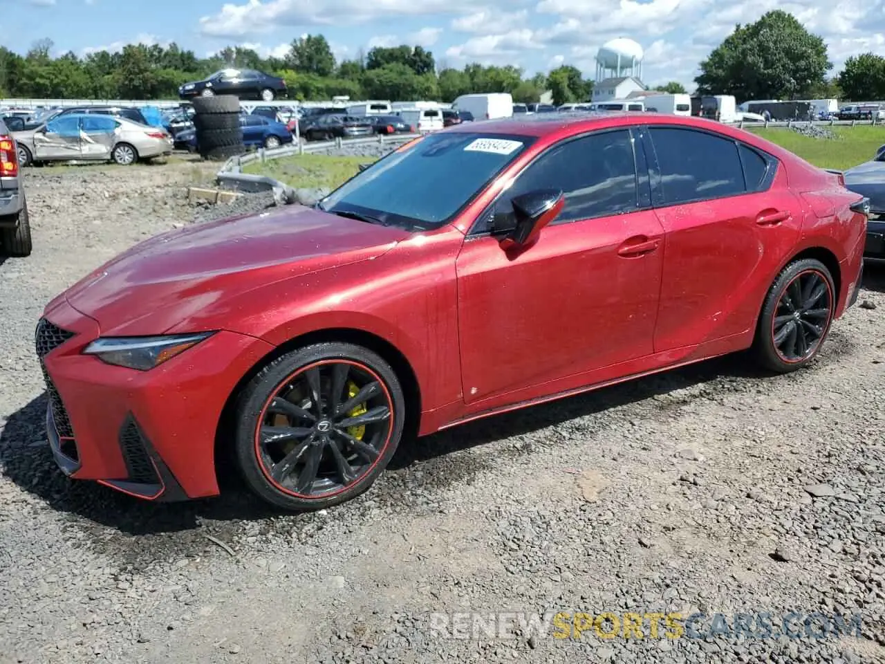 1 Photograph of a damaged car JTHGZ1E25N5026185 LEXUS IS 350 F S 2022