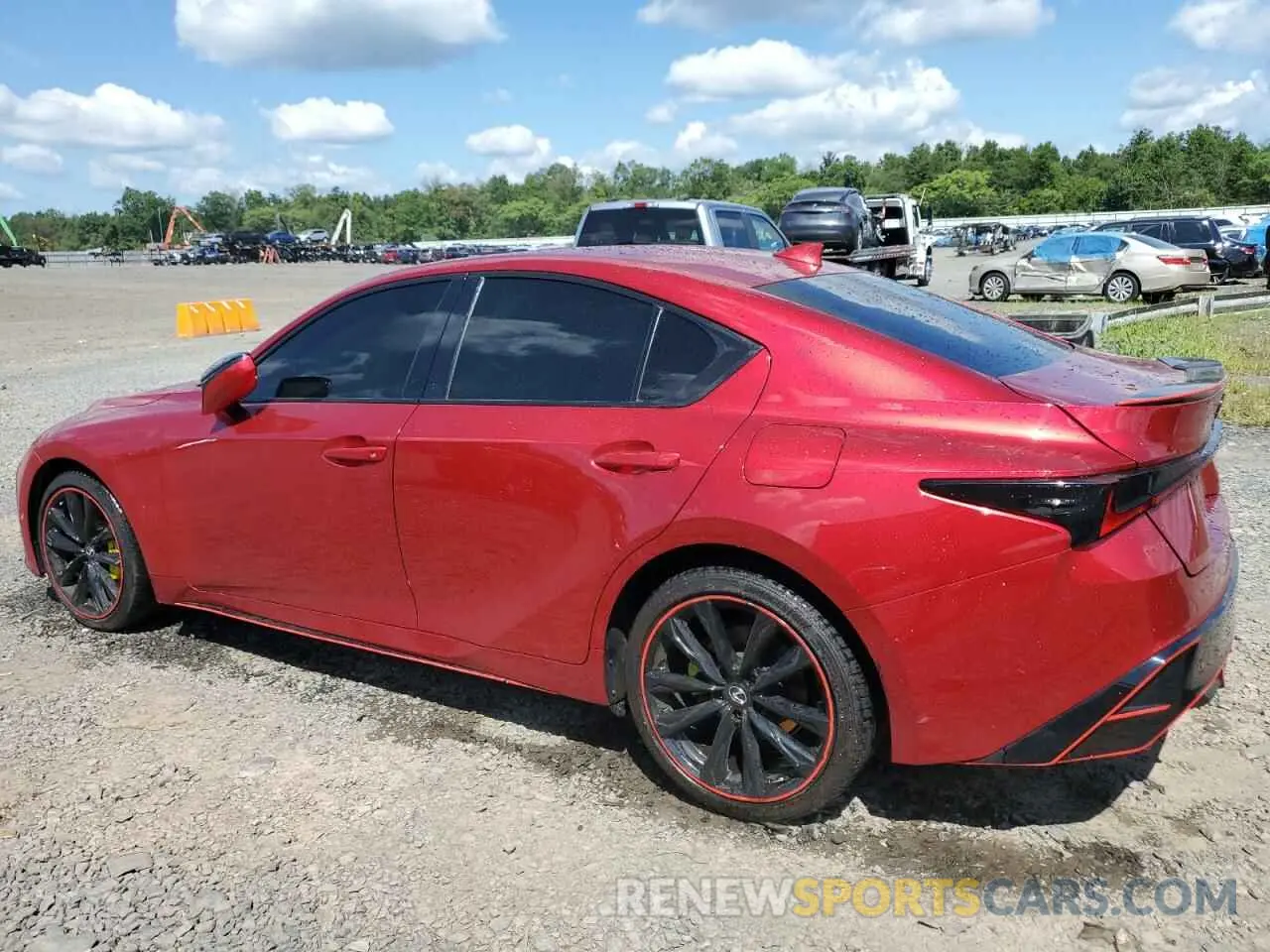 2 Photograph of a damaged car JTHGZ1E25N5026185 LEXUS IS 350 F S 2022