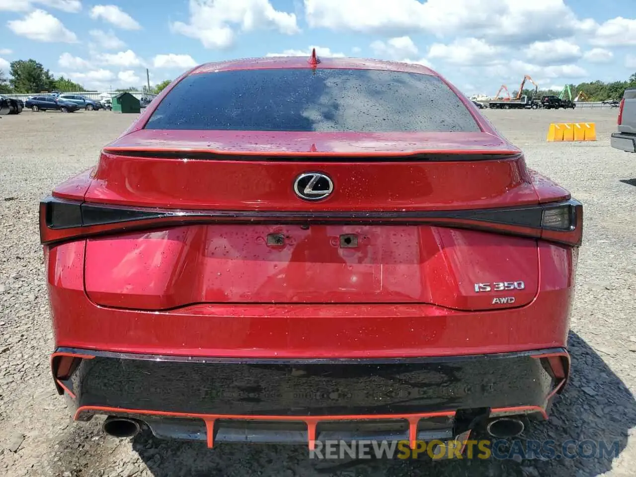 6 Photograph of a damaged car JTHGZ1E25N5026185 LEXUS IS 350 F S 2022