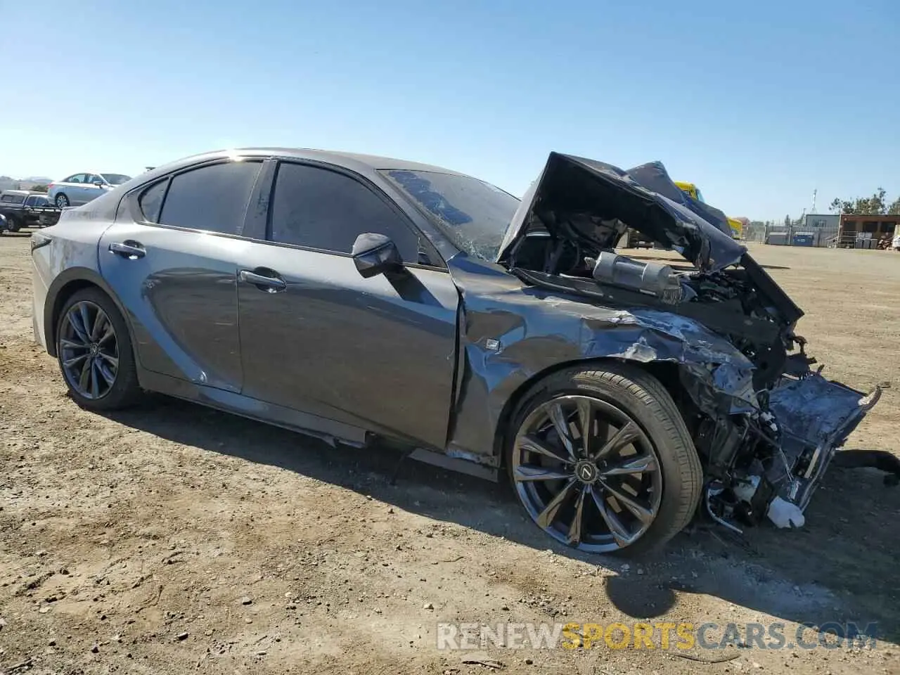 4 Photograph of a damaged car JTHGZ1E28N5025337 LEXUS IS 350 F S 2022