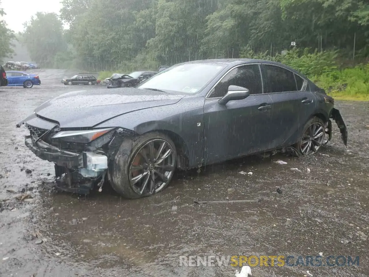 1 Photograph of a damaged car JTHGZ1E2XN5024397 LEXUS IS 350 F S 2022