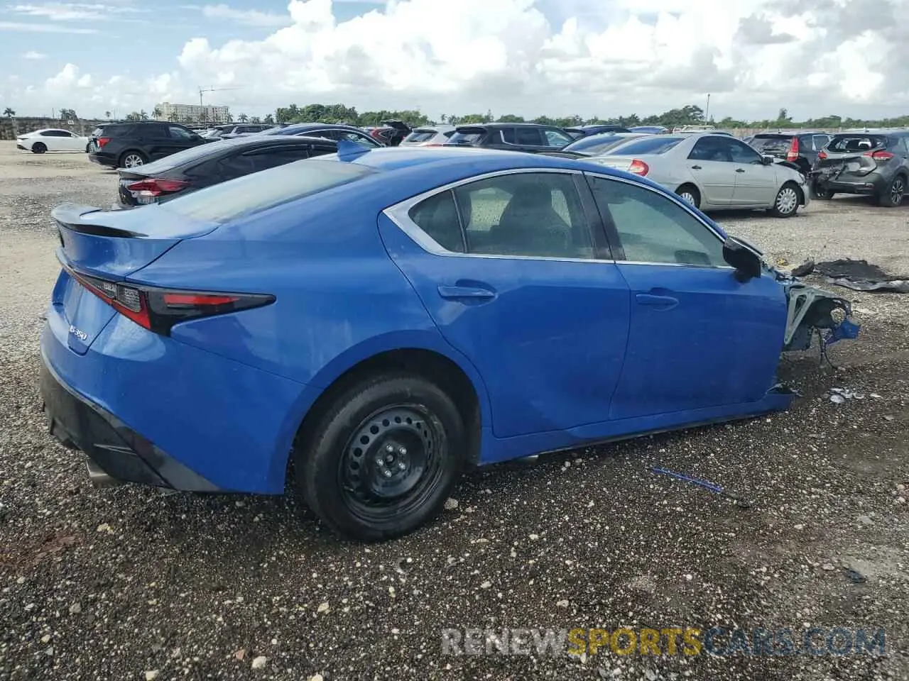 3 Photograph of a damaged car JTHSZ1B28N5050382 LEXUS IS 350 F S 2022