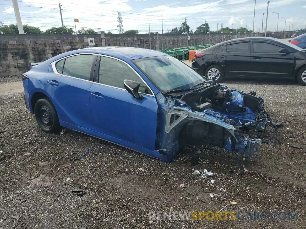 4 Photograph of a damaged car JTHSZ1B28N5050382 LEXUS IS 350 F S 2022