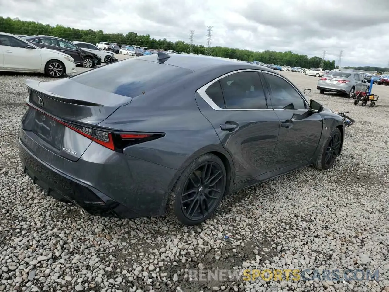 3 Photograph of a damaged car JTHSZ1B28N5052049 LEXUS IS 350 F S 2022