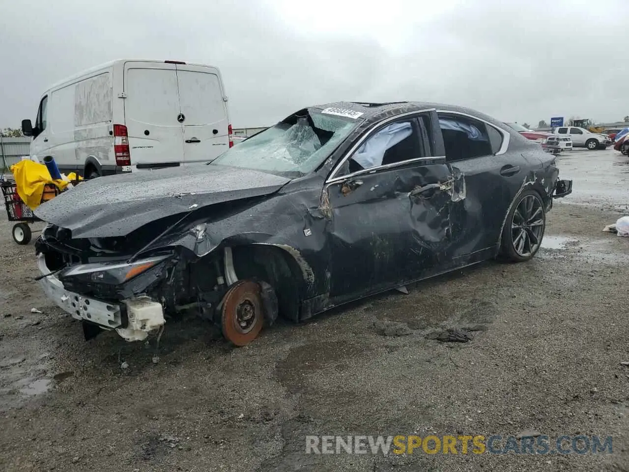 1 Photograph of a damaged car JTHGZ1B20P5065001 LEXUS IS 350 F S 2023