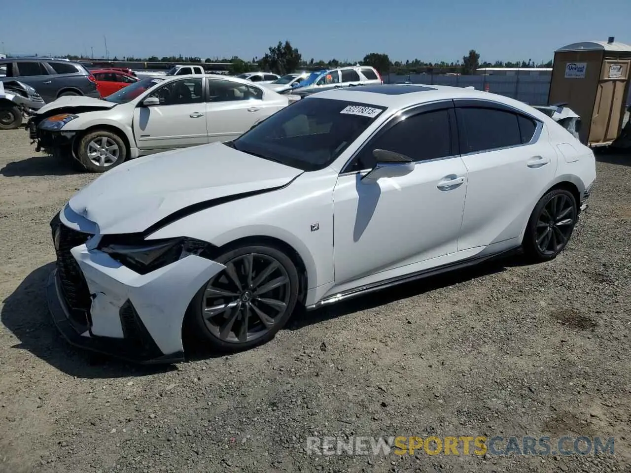 1 Photograph of a damaged car JTHGZ1B21P5058977 LEXUS IS 350 F S 2023