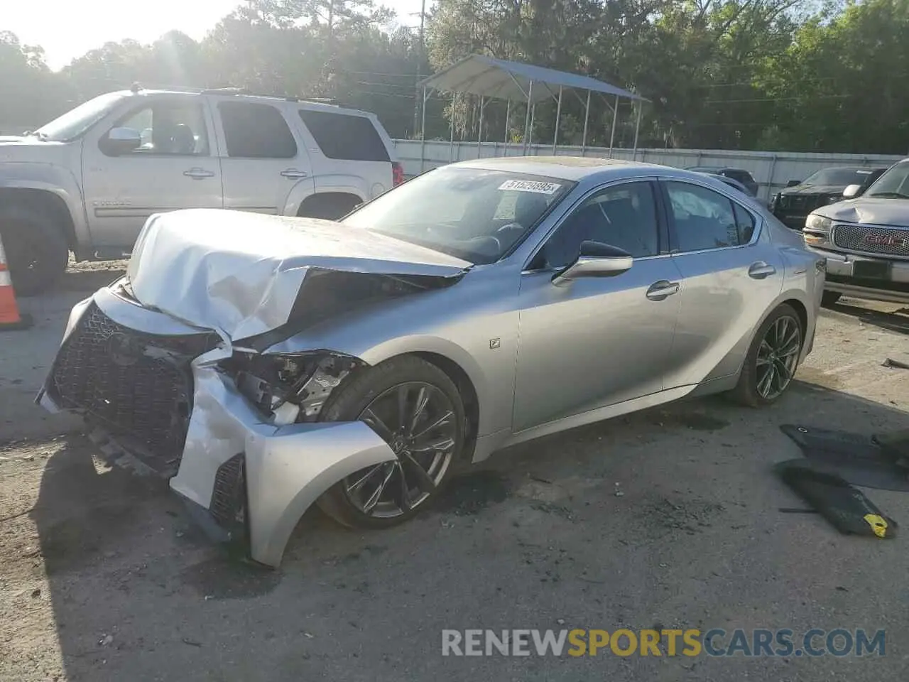 1 Photograph of a damaged car JTHGZ1B22P5063928 LEXUS IS 350 F S 2023