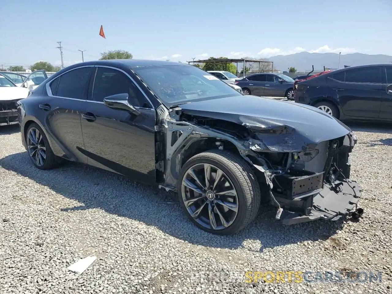 4 Photograph of a damaged car JTHGZ1B24P5064224 LEXUS IS 350 F S 2023