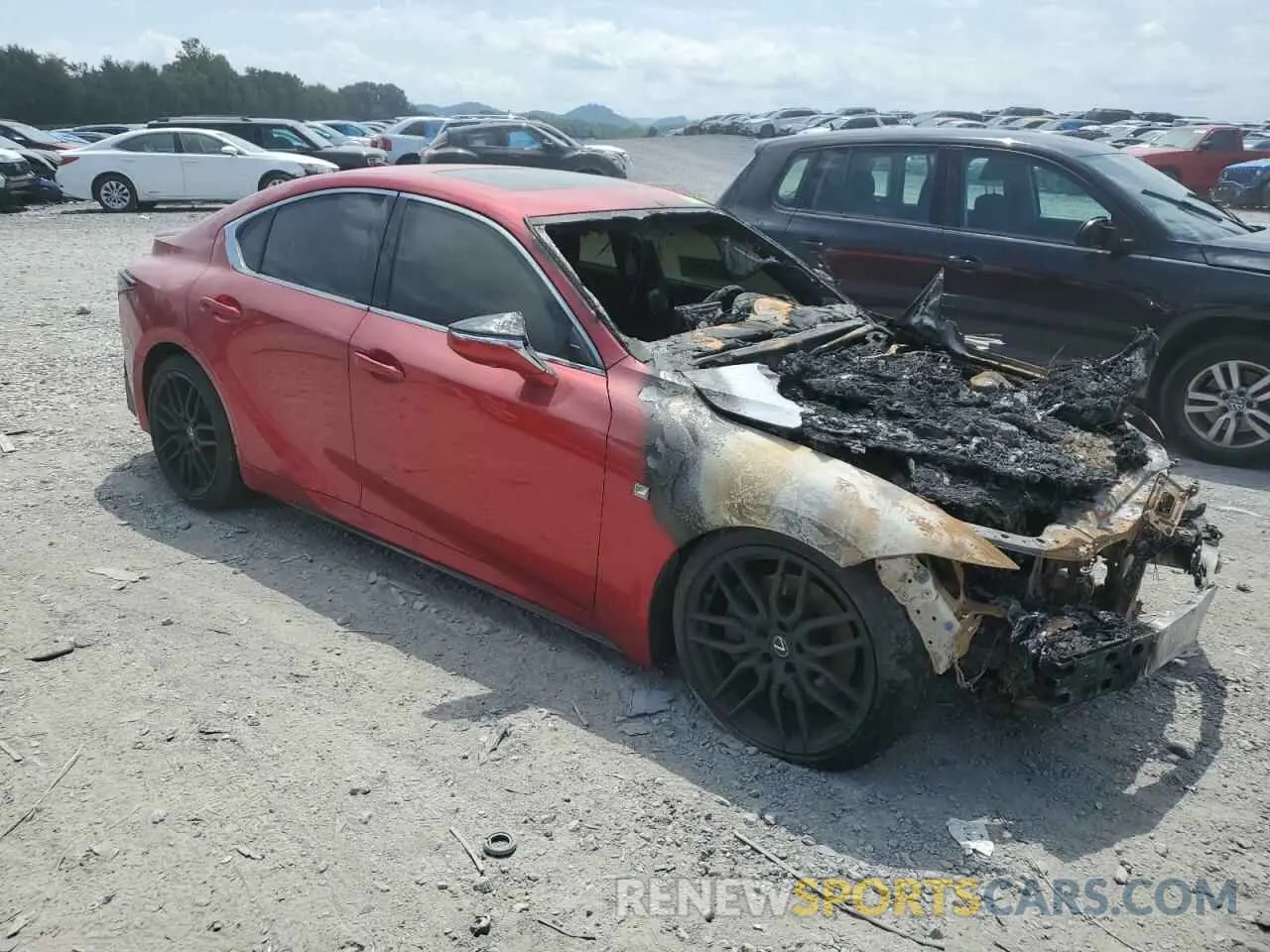 4 Photograph of a damaged car JTHGZ1B25P5068685 LEXUS IS 350 F S 2023