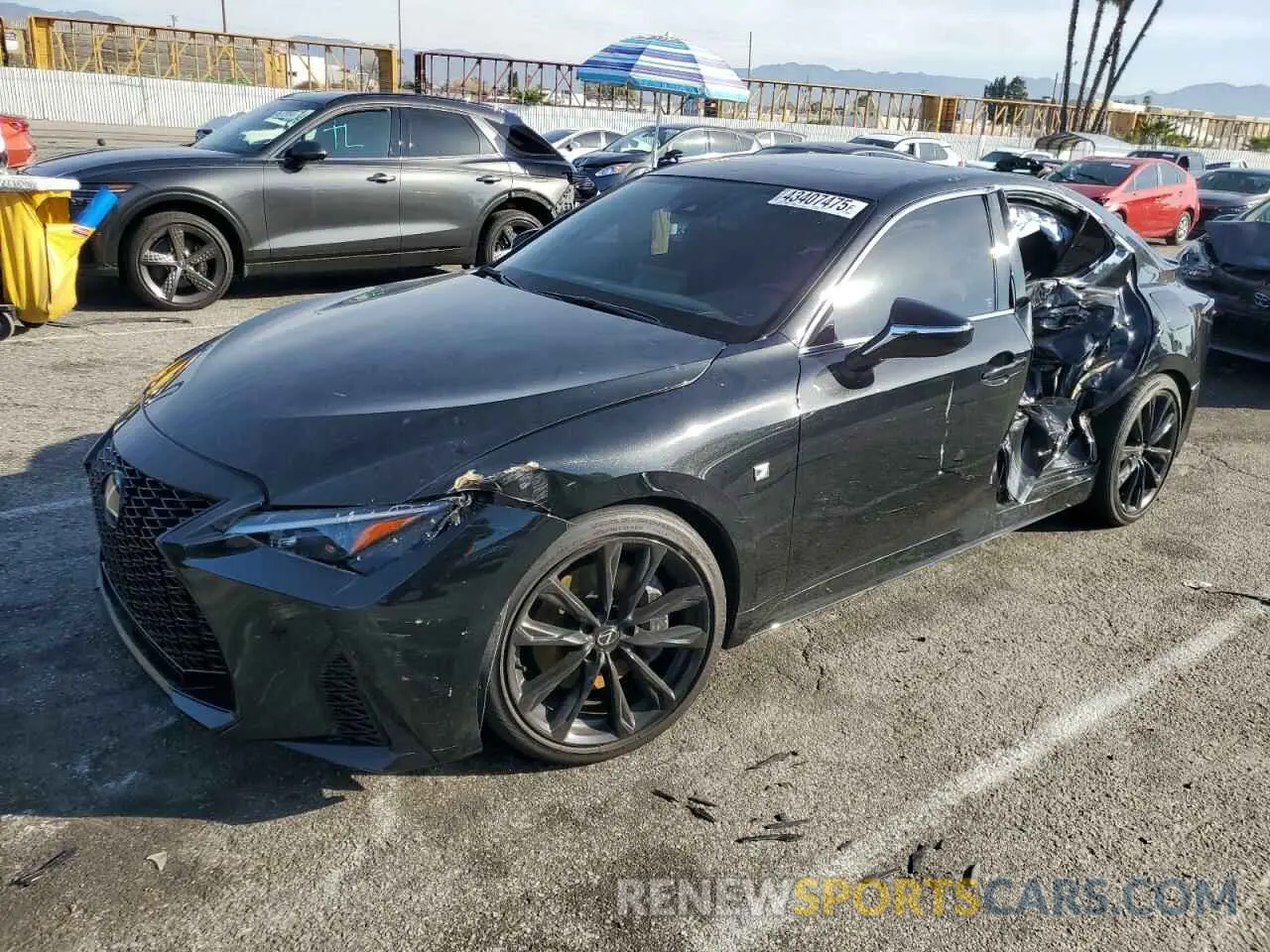 1 Photograph of a damaged car JTHGZ1B25P5069996 LEXUS IS 350 F S 2023