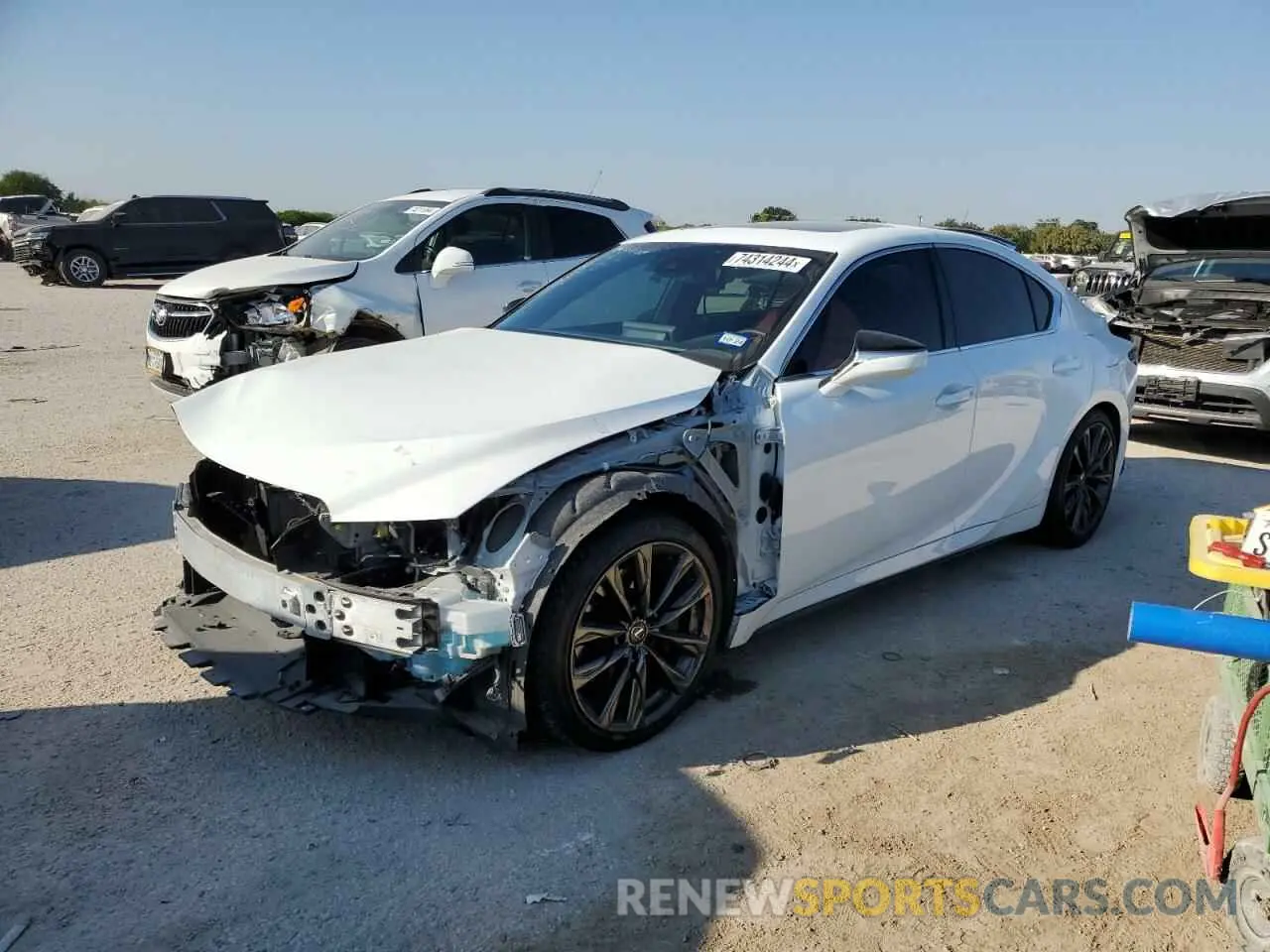 1 Photograph of a damaged car JTHGZ1B26P5059039 LEXUS IS 350 F S 2023