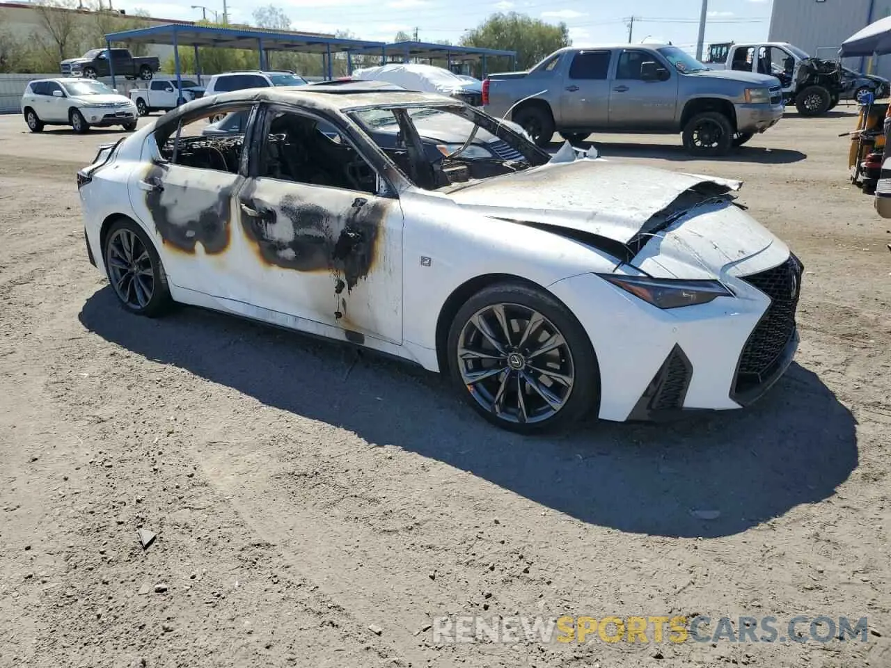 4 Photograph of a damaged car JTHGZ1B27P5064184 LEXUS IS 350 F S 2023