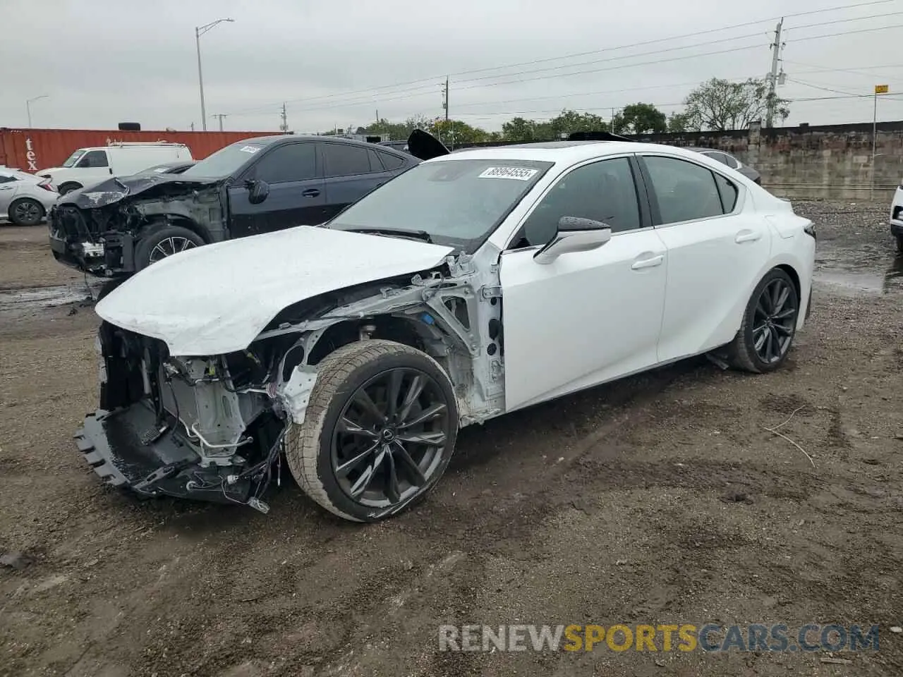 1 Photograph of a damaged car JTHGZ1B28P5063979 LEXUS IS 350 F S 2023