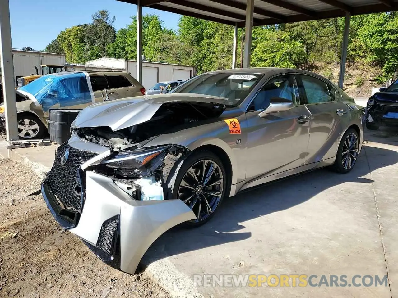 1 Photograph of a damaged car JTHGZ1B2XP5068147 LEXUS IS 350 F S 2023