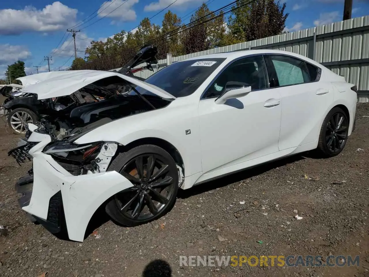 1 Photograph of a damaged car JTHGZ1E24P5031686 LEXUS IS 350 F S 2023