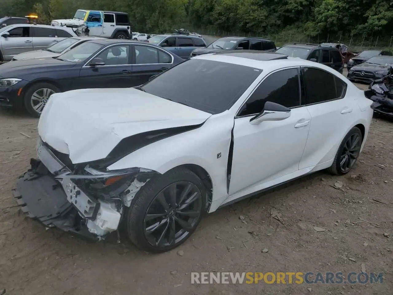 1 Photograph of a damaged car JTHGZ1E25P5028358 LEXUS IS 350 F S 2023
