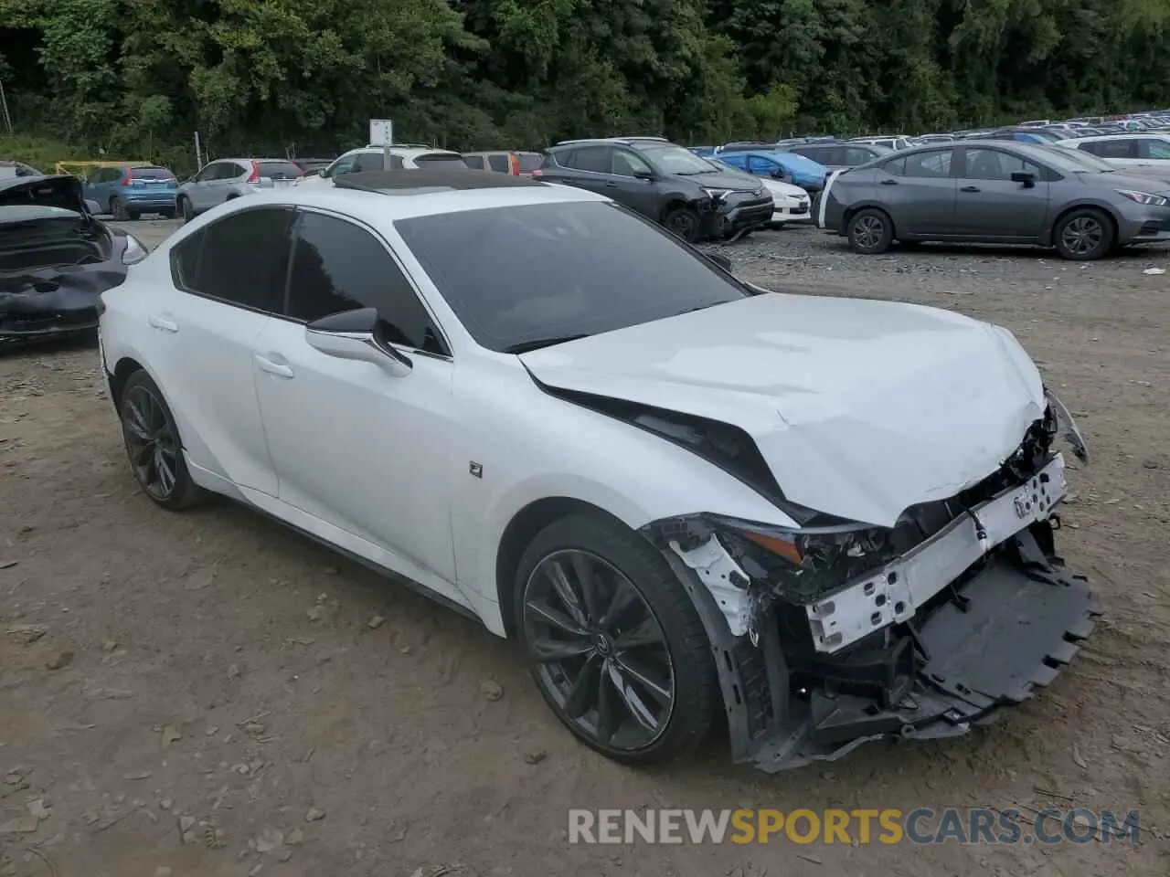 4 Photograph of a damaged car JTHGZ1E25P5028358 LEXUS IS 350 F S 2023