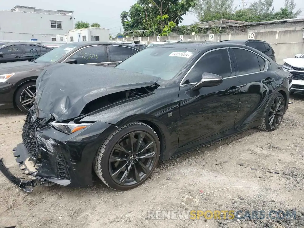 1 Photograph of a damaged car JTHBZ1B21R5077302 LEXUS IS 350 F S 2024
