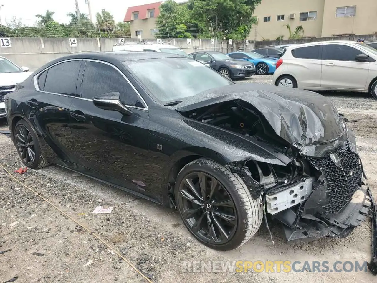 4 Photograph of a damaged car JTHBZ1B21R5077302 LEXUS IS 350 F S 2024