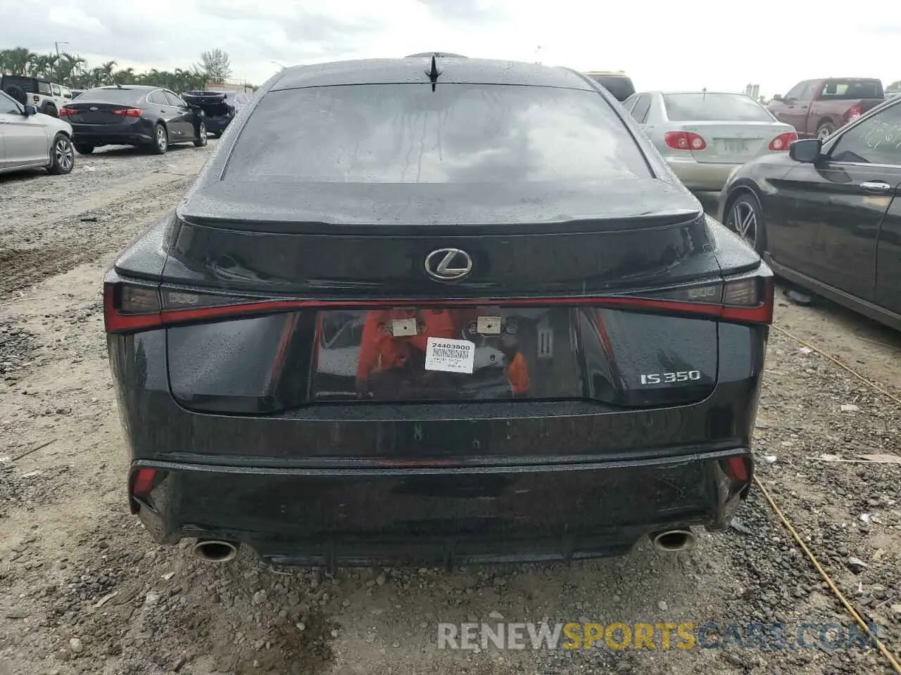 6 Photograph of a damaged car JTHBZ1B21R5077302 LEXUS IS 350 F S 2024