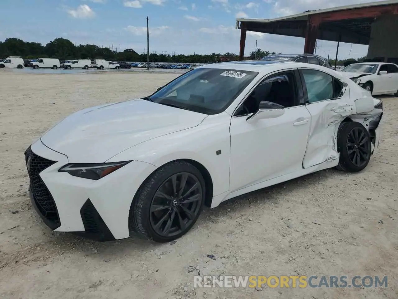 1 Photograph of a damaged car JTHBZ1B29R5077757 LEXUS IS 350 F S 2024