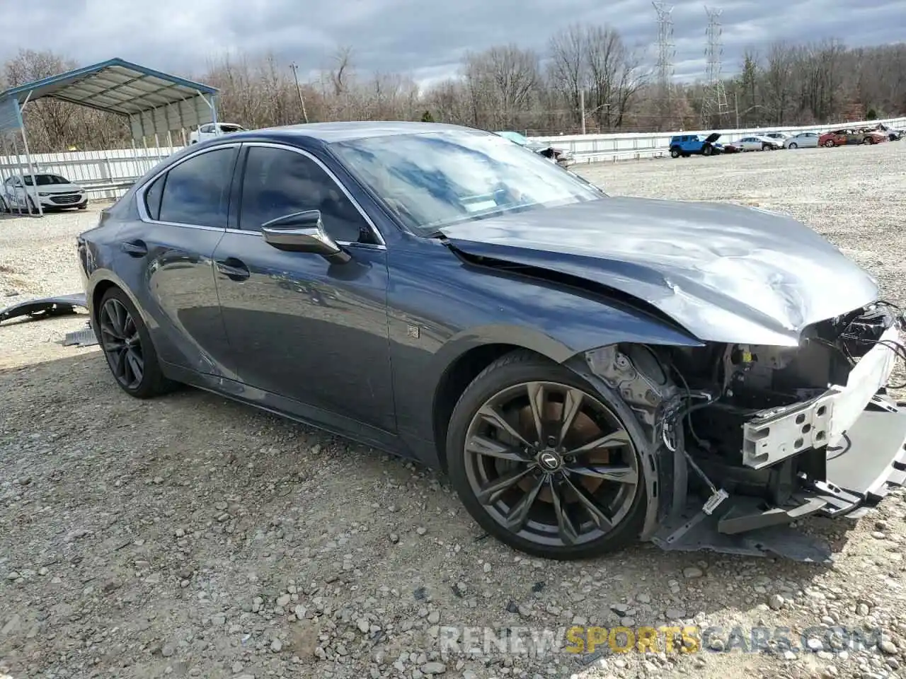 4 Photograph of a damaged car JTHBZ1B2XR5074494 LEXUS IS 350 F S 2024