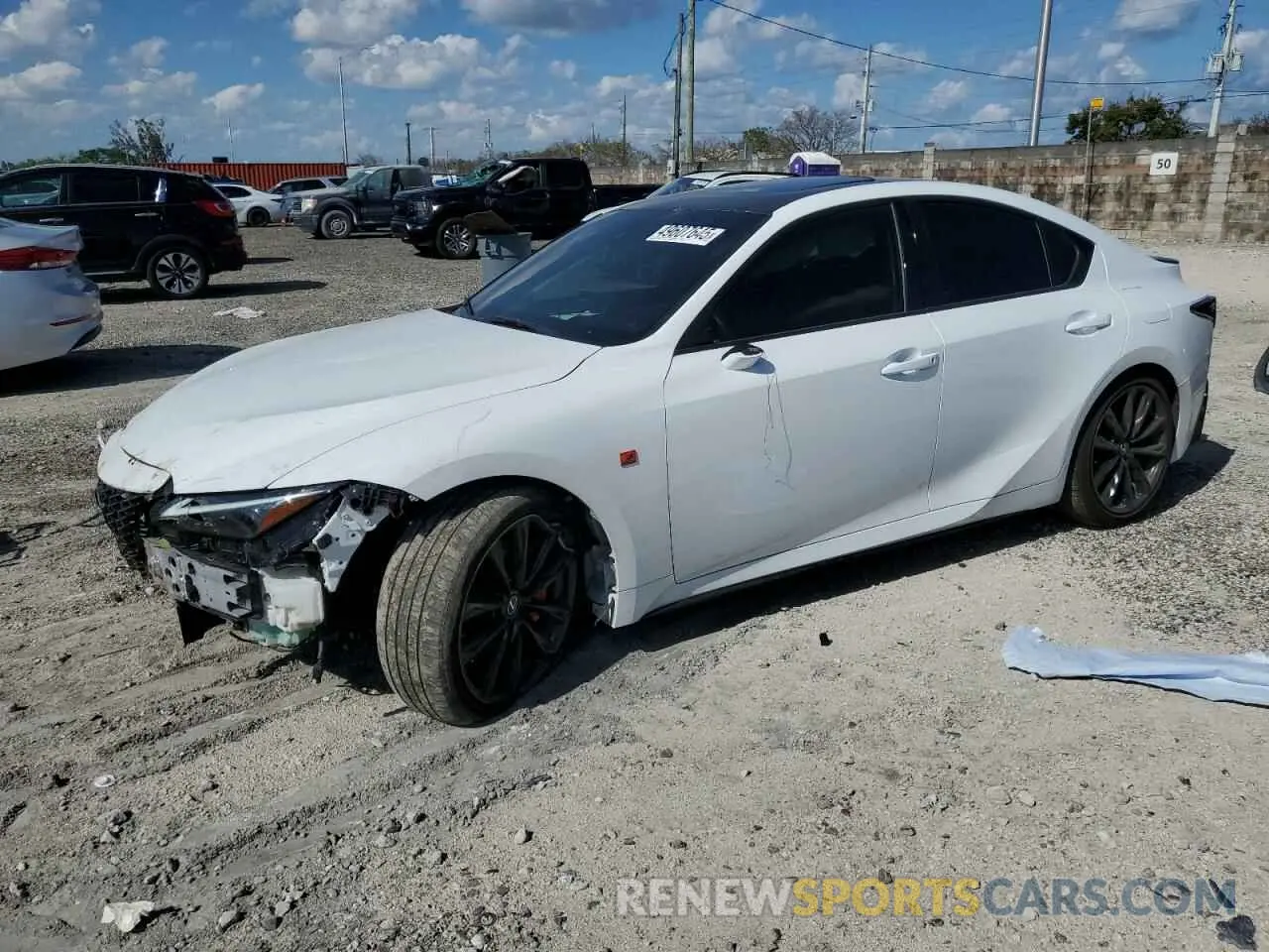 1 Photograph of a damaged car JTHBZ1B2XR5080277 LEXUS IS 350 F S 2024