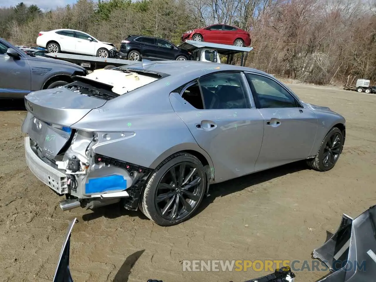 3 Photograph of a damaged car JTHBZ1E2XR5037084 LEXUS IS 350 F S 2024