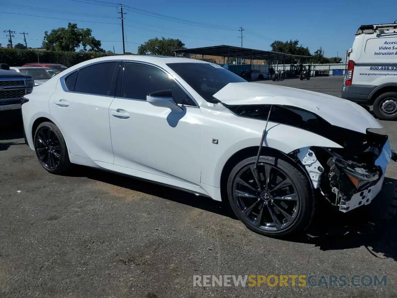 4 Photograph of a damaged car JTHGZ1B20R5079872 LEXUS IS 350 F S 2024
