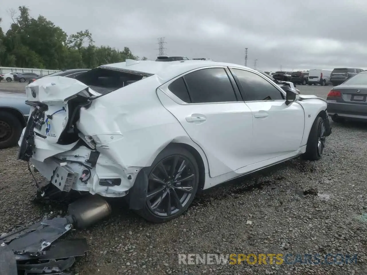 3 Photograph of a damaged car JTHGZ1B23R5078666 LEXUS IS 350 F S 2024