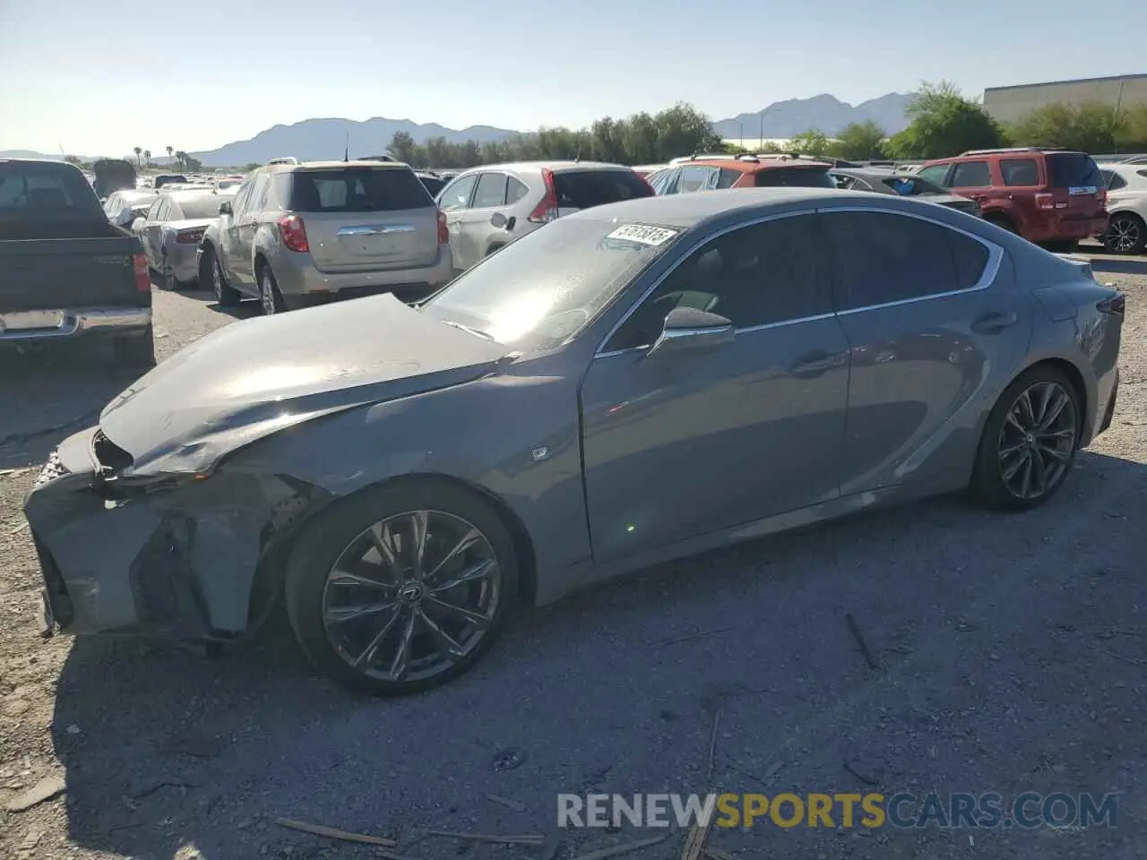 1 Photograph of a damaged car JTHGZ1B24R5074190 LEXUS IS 350 F S 2024