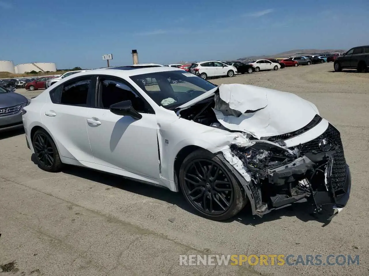 4 Photograph of a damaged car JTHGZ1B24R5075808 LEXUS IS 350 F S 2024
