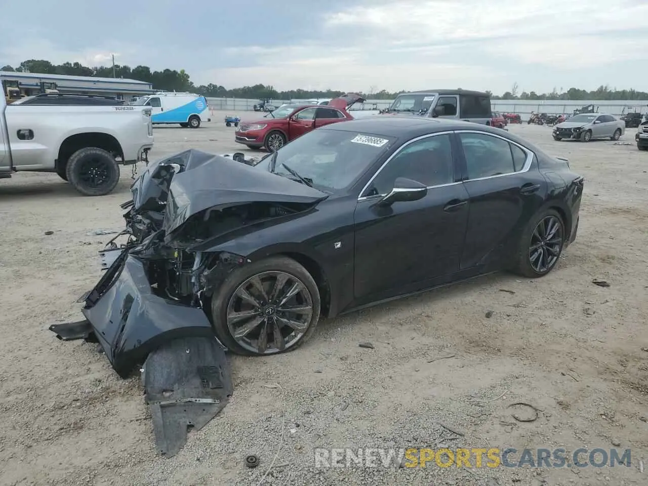 1 Photograph of a damaged car JTHGZ1B26R5077771 LEXUS IS 350 F S 2024