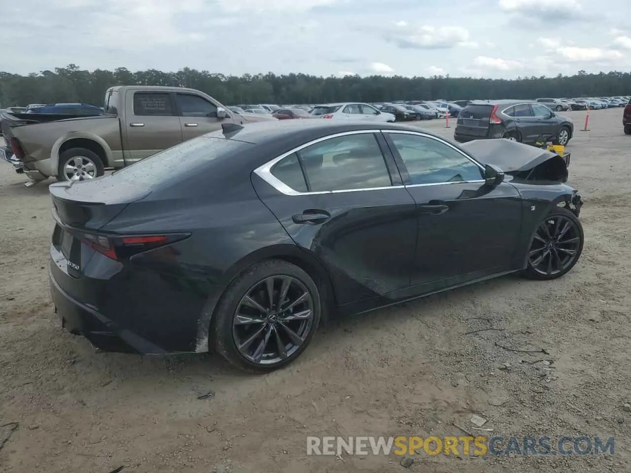 3 Photograph of a damaged car JTHGZ1B26R5077771 LEXUS IS 350 F S 2024