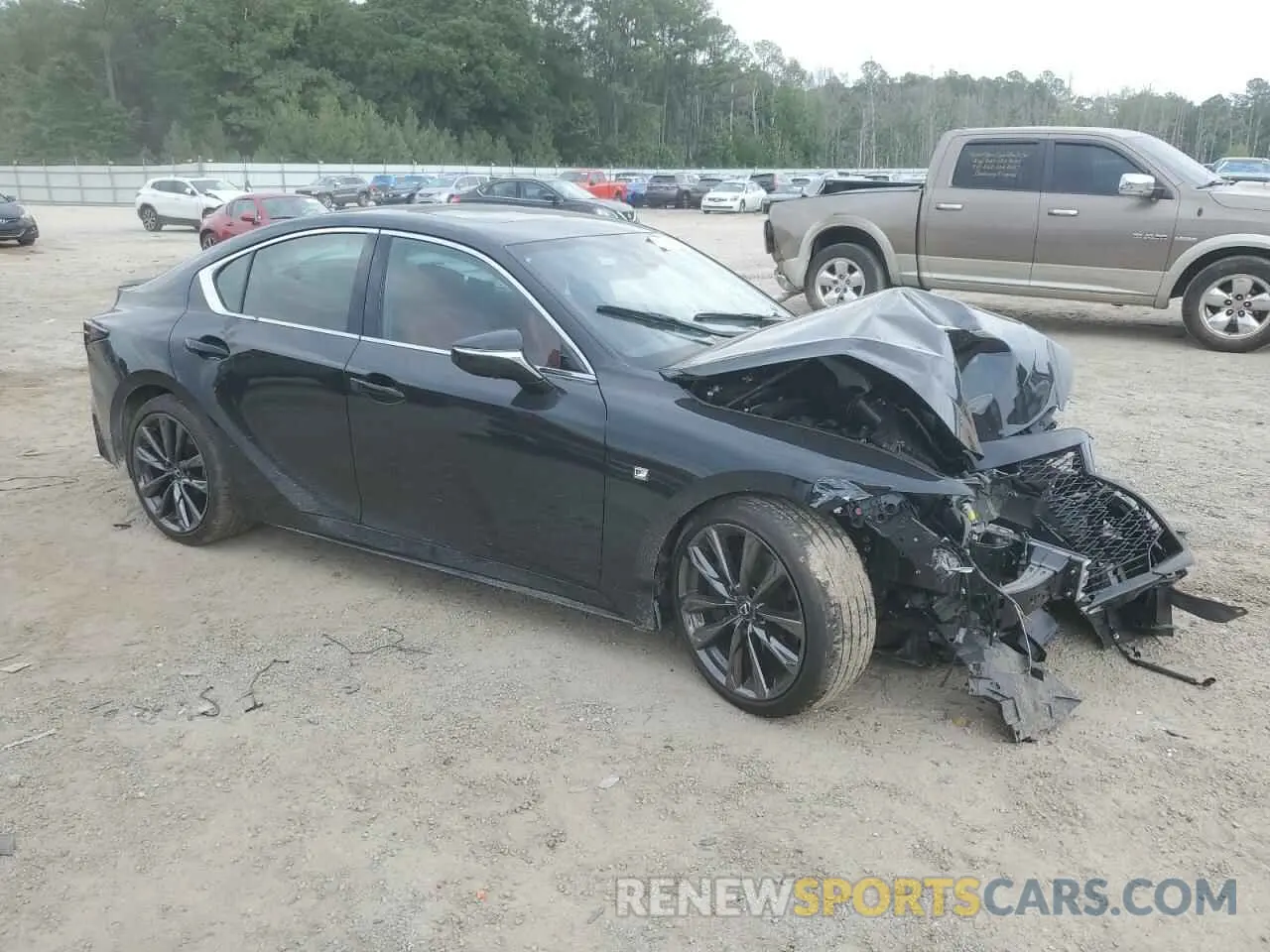 4 Photograph of a damaged car JTHGZ1B26R5077771 LEXUS IS 350 F S 2024