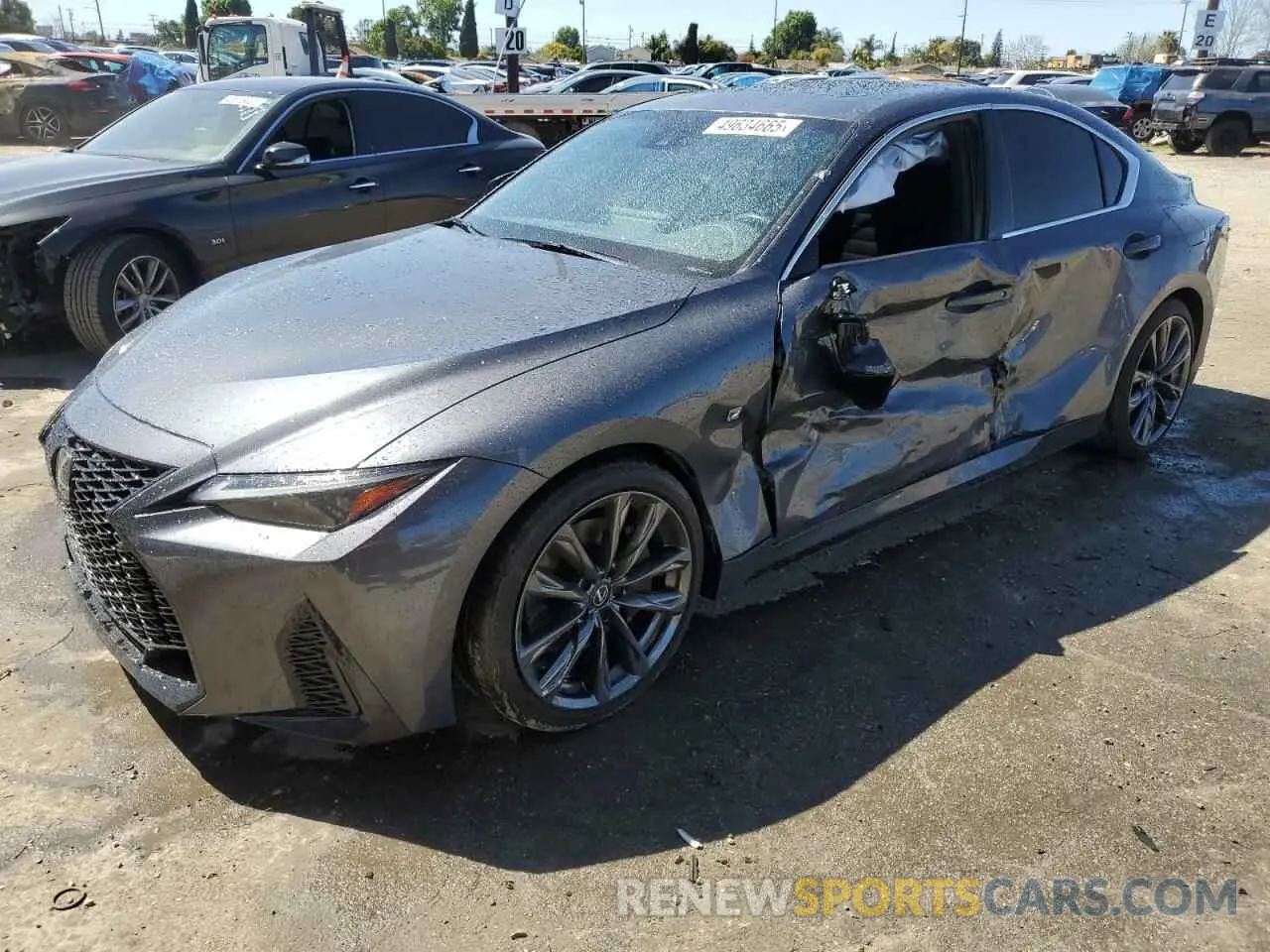 1 Photograph of a damaged car JTHGZ1B2XR5073495 LEXUS IS 350 F S 2024