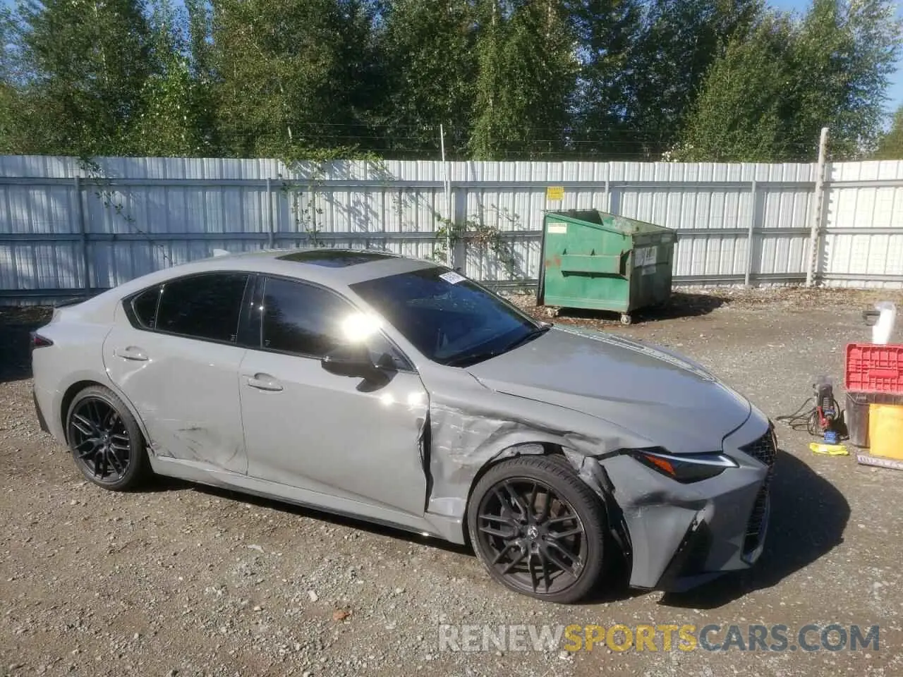 4 Photograph of a damaged car JTHGZ1E23R5033495 LEXUS IS 350 F S 2024