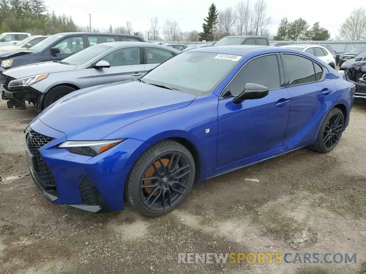 1 Photograph of a damaged car JTHGZ1E24R5035224 LEXUS IS 350 F S 2024