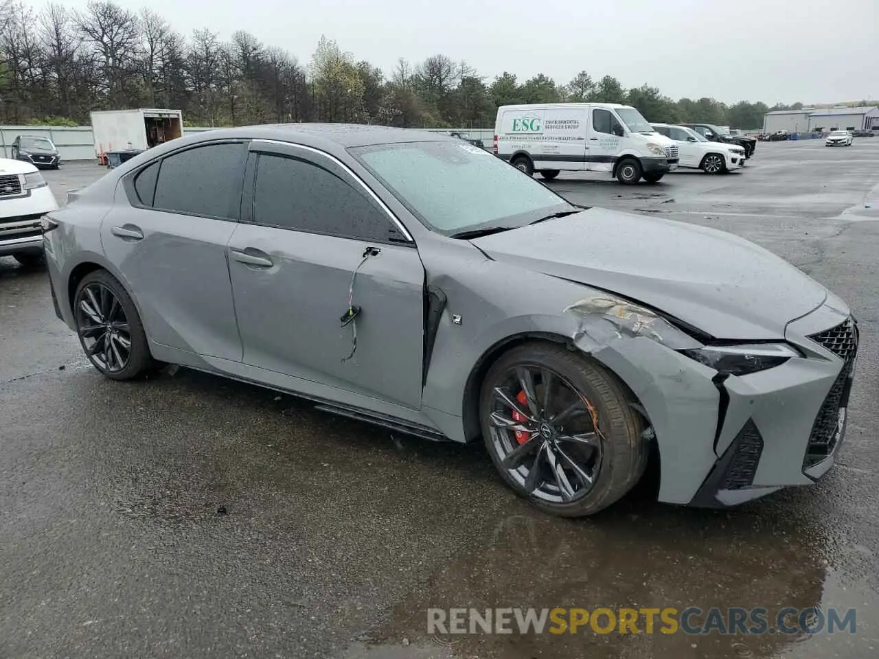 4 Photograph of a damaged car JTHGZ1E27R5033175 LEXUS IS 350 F S 2024