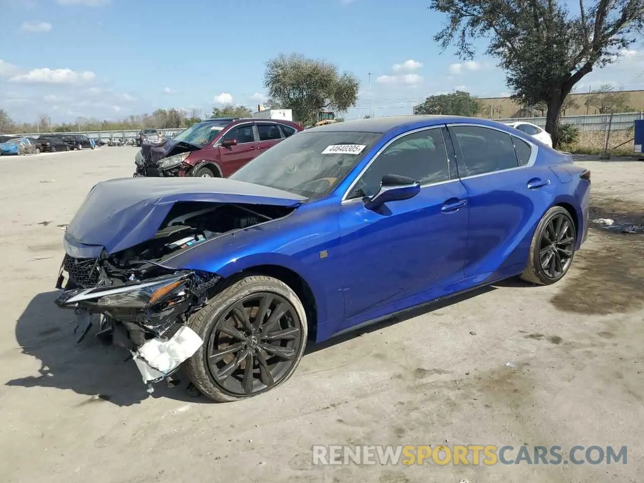 1 Photograph of a damaged car JTHBZ1B2XS5083105 LEXUS IS 350 F S 2025