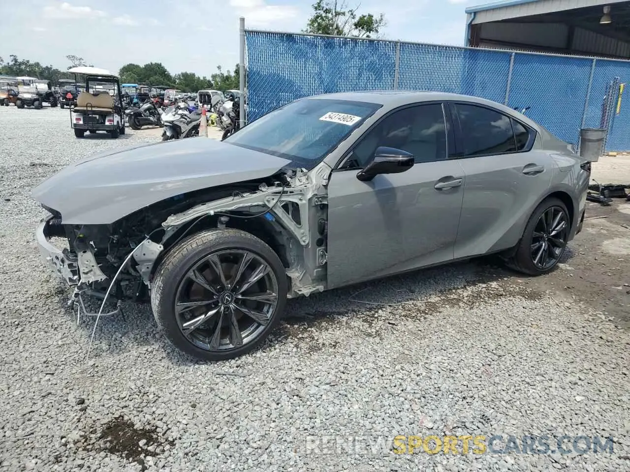 1 Photograph of a damaged car JTHGZ1B24S5082618 LEXUS IS 350 F S 2025