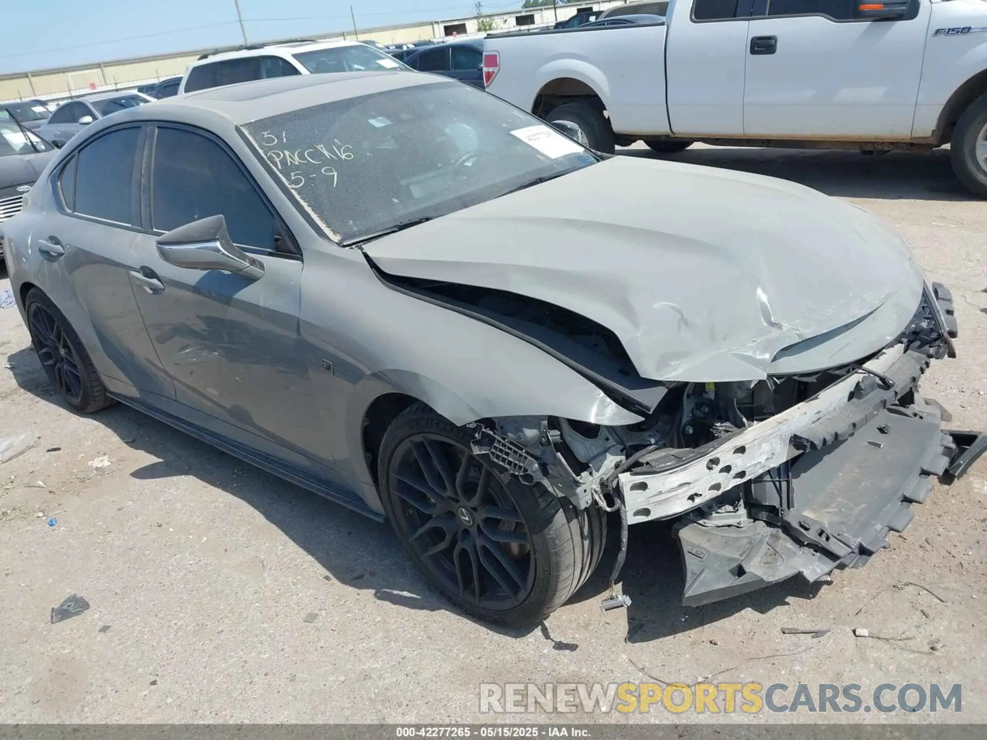 1 Photograph of a damaged car JTHUP1D24N5001370 LEXUS IS 500 2022