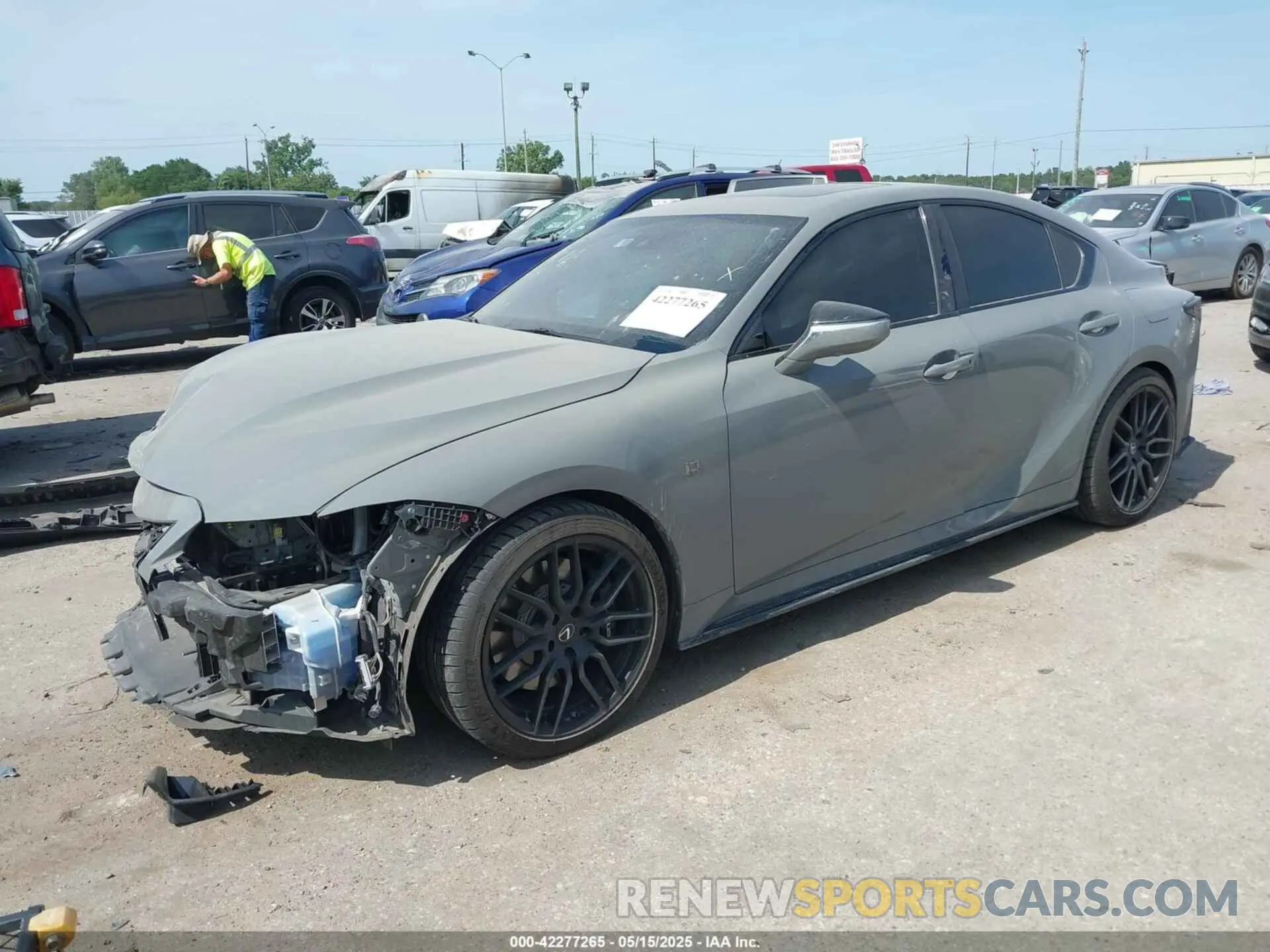 2 Photograph of a damaged car JTHUP1D24N5001370 LEXUS IS 500 2022