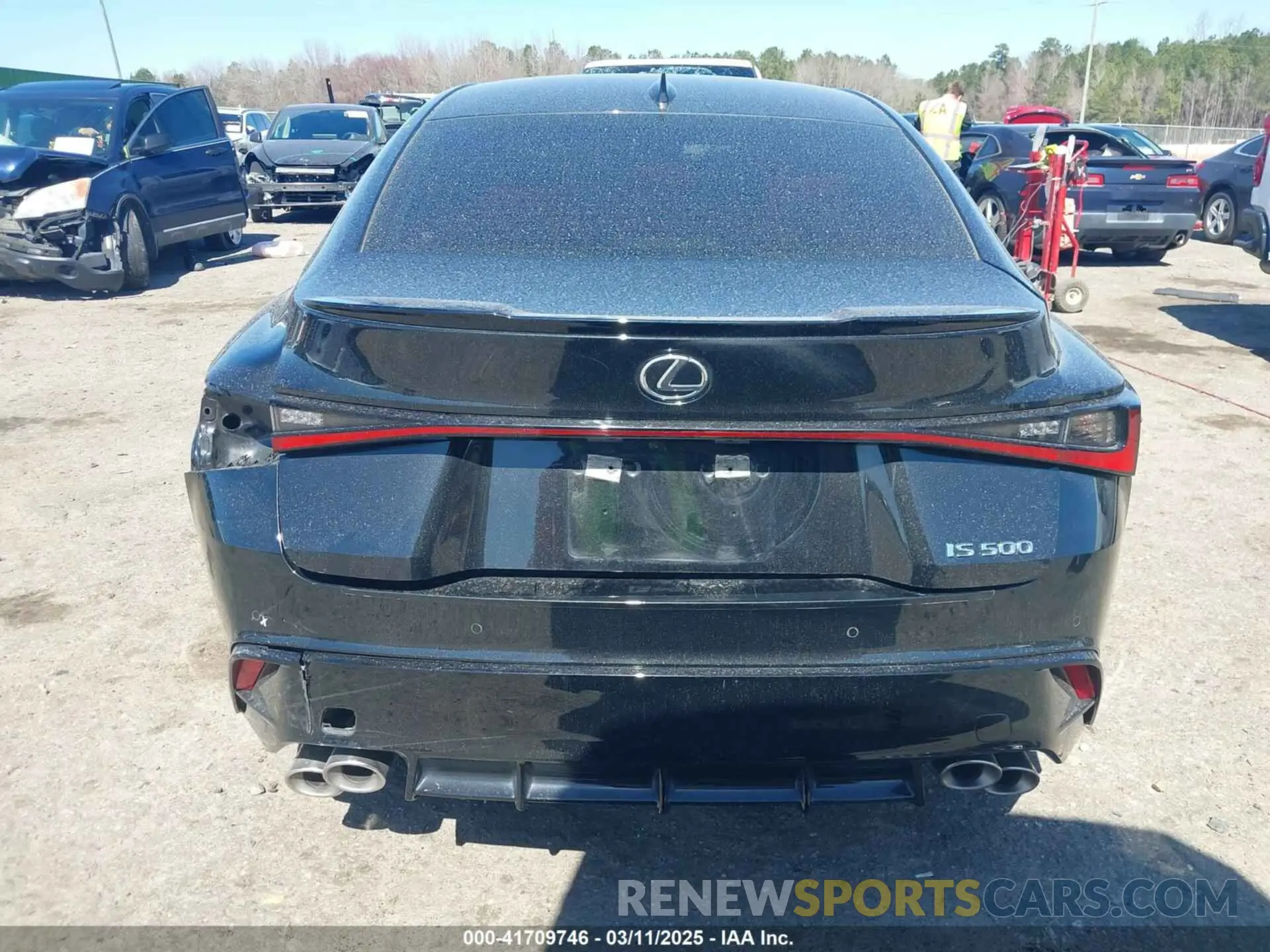 17 Photograph of a damaged car JTHAP1D25P5003215 LEXUS IS 500 2023